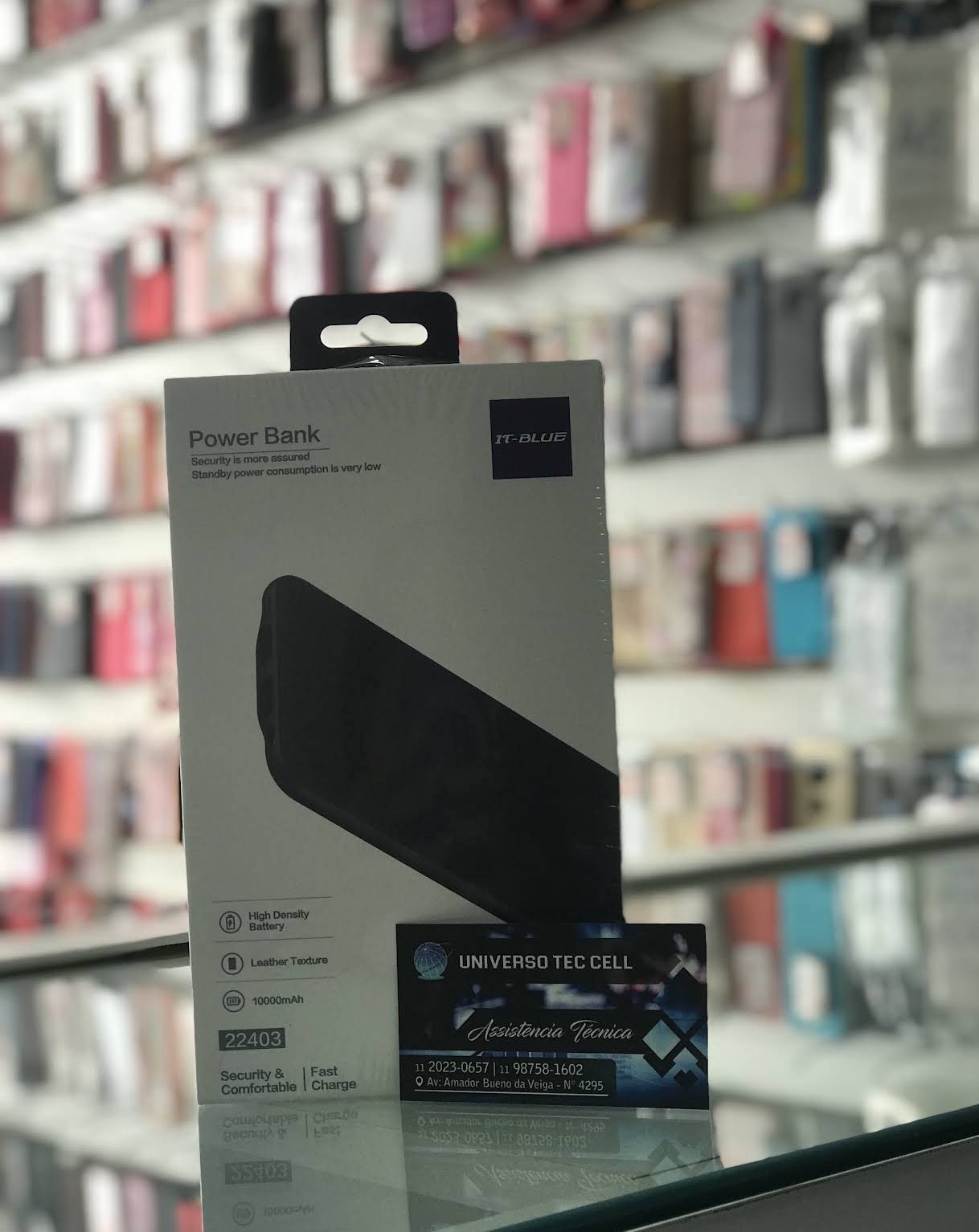 Power bank preto